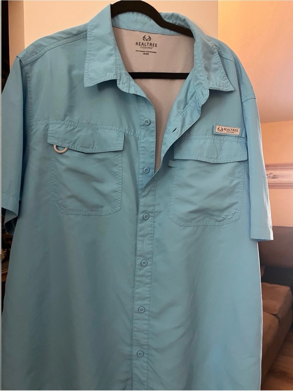 Realtree fishing guide shirt vented back 2XL (vgc)
